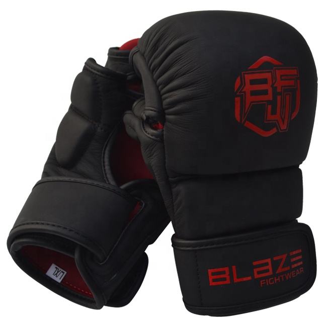 Guantes De Boxeo ZooBoo MMA Gloves, Half-Finger Boxing Fight