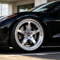 Jantes Weld S71 Polished Forged 5 étoiles à déport profond 17-20 pouces 5x120 5x114.3 pour Chevy Camaro Corvette Cadillac