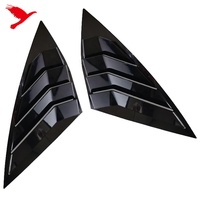 Pour Volkswagen Jetta Mk7 A7 2019 2020 voiture extérieur fenêtre arrière Scoop persiennes couverture garniture décorative ABS accessoires 2 pièces