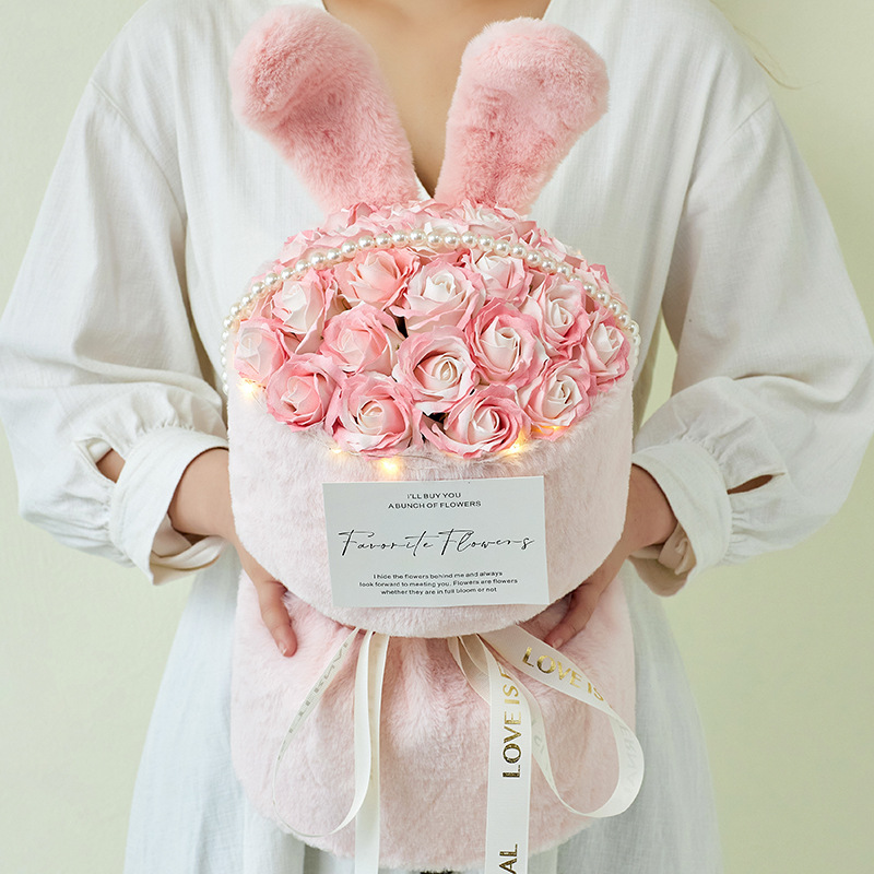 19 cartoline di auguri con carta regalo rosa di alta qualità