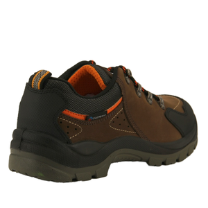 Bottes de travail de sécurité en cuir nubuck marron durable de haute qualité pour hommes, semelle intérieure en PU imperméable et antidérapante à bout composite - Product Image 5