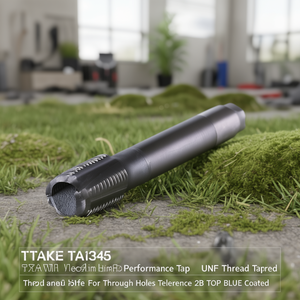 TTAKE TA1345 High Performance <b>Tap</b> UNF <b>Thread</b> Tapered For Through Holes Tolerance 2B TOP BLUE Coated - Product Image 3