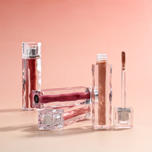 Brillo Labial Transparente Ondulado Cuadrado al por Mayor, Hidratante, de Larga Duración, de Alto Brillo, No Pegajoso, Etiqueta Privada - Product Image 4