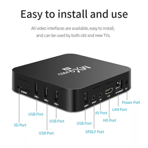 Decodificador de <span class=keywords><strong>TV</strong></span> <span class=keywords><strong>MXQPRO</strong></span> <span class=keywords><strong>4k</strong></span> Rockchip RK3128 Android <span class=keywords><strong>TV</strong></span> <span class=keywords><strong>Box</strong></span> 2.4G 5G WiFi <span class=keywords><strong>2GB</strong></span> <span class=keywords><strong>RAM</strong></span> <span class=keywords><strong>16GB</strong></span> ROM Reproductor Multimedia MX/QPRO - Product Image 5