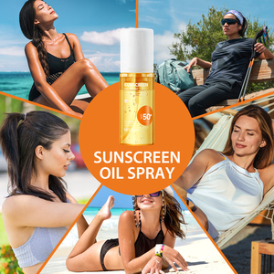 <span class=keywords><strong>Spray</strong></span> Olio <span class=keywords><strong>Solare</strong></span> SPF <span class=keywords><strong>50</strong></span>+ Proteggi la Tua Pelle dai Danni del Sole, Fornitore Private Label OEM ODM 100ml MOOYAM - Product Image 4