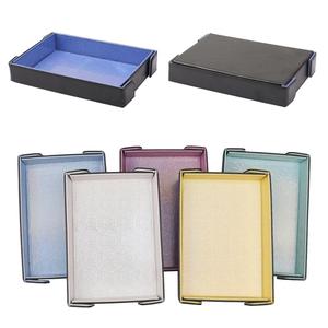 Disque de rangement magnétique rectangulaire en cuir, design moderne et écologique, idéal pour adultes, thème sportif, usage domestique – Vente chaude - Product Image 4