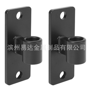 Bisagra de puerta de hierro galvanizado en zinc negro para montaje en pared, apertura de 180 grados, para puerta de granja, valla de madera, uso industrial - Product Image 1