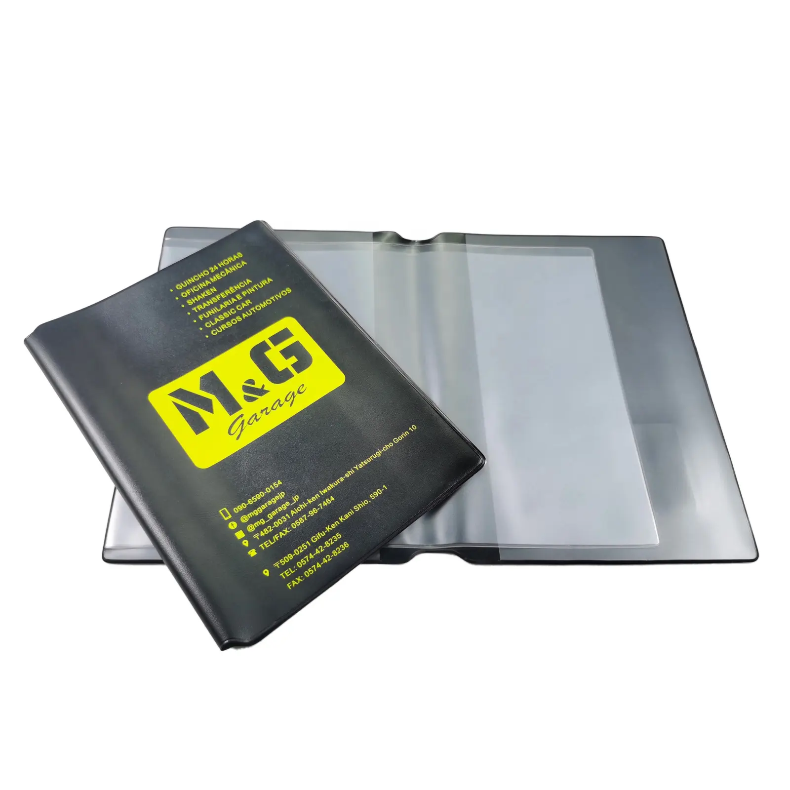 Binder with Plastic Sleeves Pocket Presentation Book Portfolio Folder with Clear Sheet Protectors Documents Important Papers