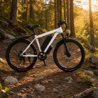 Vélo de montagne électrique léger 350W 48V 12AH 26 pouces, frein à disque, cadre en acier au carbone, pour trajets urbains et campus, vélo électrique