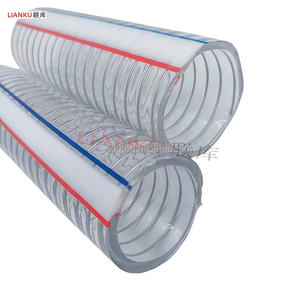 <span class=keywords><strong>Tuyau</strong></span> flexible en PVC renforcé de fil d'acier Lianku, haute pression, durable, <span class=keywords><strong>diamètre</strong></span> intérieur 160-170-180 mm, pour <span class=keywords><strong>aspiration</strong></span> d'eau industrielle - Product Image 3