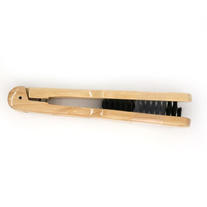 Peigne à cheveux en bois pliable antistatique à double brosse pour salon de coiffure, vente chaude 2020 - Product Image 2