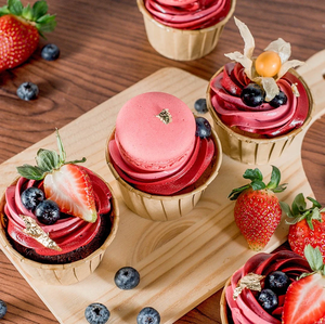 wholesale cupcake round custom printing paper cupcake liners oil