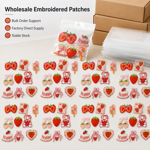 <span class=keywords><strong>En</strong></span> stock : Patch brodé Kawaii, Badge carton de lait rose, Étiquette brodée Ours Gâteau de Luxe pour vestes <span class=keywords><strong>en</strong></span> jean pour enfants, <span class=keywords><strong>en</strong></span> gros - Product Image 3