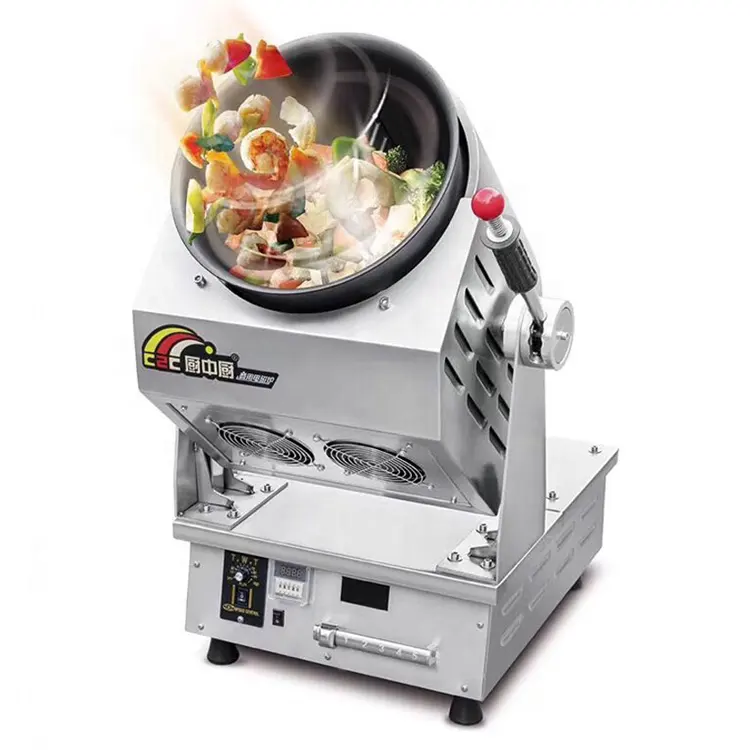Restaurant Fried Rice Machine Rotating Smart Robot Cooker Wok Chef Automatic Cooking Machine Intelligent Cooking Robot For Hotel
