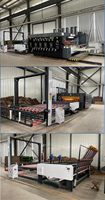Machine de découpe et d'impression automatique à grande vitesse HUAZHU à 4 couleurs avec empileur vibrant pour carton ondulé