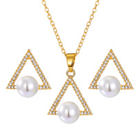 Ensemble collier et boucles d'oreilles tendance et créatif, bijoux de mode, ensemble deux pièces, vente en gros