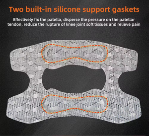 <span class=keywords><strong>Rodillera</strong></span> de Silicona con Soporte que Dispersa la Presión y Alivia el Dolor, Banda Rotuliana - Product Image 4