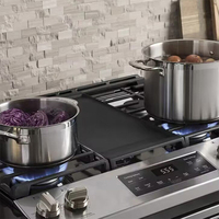 Accessoires de cuisinière Steak Grill Flat Pan Plaque chauffante en fonte pour gaz électrique général