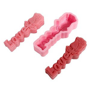 Love Rose Silicone <b>Mold</b> For <b>Candle</b> Cake Soap Making Valentine's Day DIY Craft <b>Mold</b> - Product Image 5