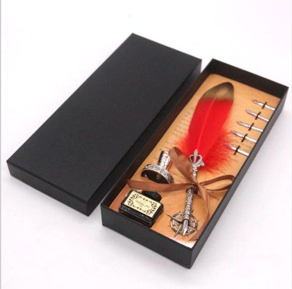 Plata roja NIB con caja