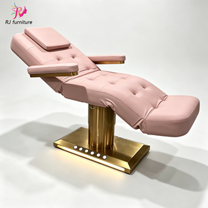 Cama de Tratamiento de Belleza Eléctrica de Lujo, 3 Motores, Altura Ajustable, Silla de Masaje Facial Reclinable, Cama de Spa Cosmética - Product Image 2