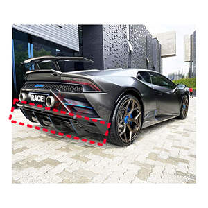 Diffuseur arrière en fibre de carbone sec complet pour Lamborghini Huracan EVO RWD avec style Novite - Product Image 1