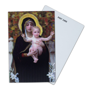 Autocollants lenticulaires 3D anime à mouvements dynamiques (2/3 mouvements changeants) avec logo personnalisé, impression couleur, cartes postales lenticulaires et autres cartes - Product Image 1