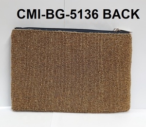 2025 dernière conception perlée à la main pour femmes pochette en tissu avec métal et résine pour la fête et la soirée - Product Image 2