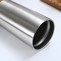 Tasse thermos en acier inoxydable de qualité alimentaire sans BPA avec couvercle fond en liège 600ML tasse à café sous vide double couche extérieure 20OZ
