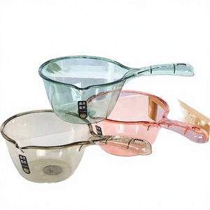 Cuchara de Baño de Plástico Transparente y Grueso, con Mango Largo, Diseño Creativo, Apta para Microondas y Lavavajillas - Product Image 2