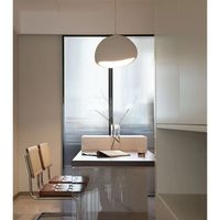 Lustre à vent d'art transfrontalier blanc exclusif LED Dimmable 3000K blanc chaud salon salle à manger Villa éclairage d'escalier