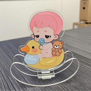 Exhibidores de Acrílico Personalizados al por Mayor, Impresión de Obras de Arte Personalizadas, Soporte de Acrílico Transparente para Escritorio, para Regalos de Exposiciones de Cómics - Product Image 1