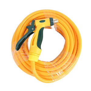 Pistola de agua con boquilla ajustable y juego de mangueras para lavado de autos y herramientas de limpieza de jardinería - Product Image 5