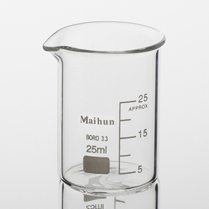 China Maihun Marke 10ml Hochbeständiger Borosilikatglas 3.3 Klarer Laborbecher mit Hoher Temperaturbeständigkeit 3 Jahre Garantie - Product Image 3