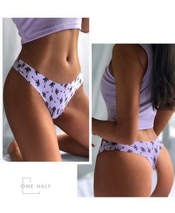 XP039 vente en gros strings à <span class=keywords><strong>dessin</strong></span> érotique slips respirants sans couture culottes Sexy pour femmes Lingerie grande taille sous-vêtements pour femmes - Product Image 5