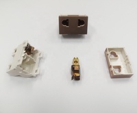 Contacteurs et matériaux de contact OEM, insert de prise Schuko en laiton, insert de prise EU 2 broches 16A, pièce de prise murale électrique 220V