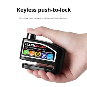 JIUYUE September Yueyue Duurzame Aluminium Legering Hoge-Veiligheid Schijfrem Slot <span class=keywords><strong>Alarm</strong></span> Anti-Diefstal Motorfiets - Product Image 1