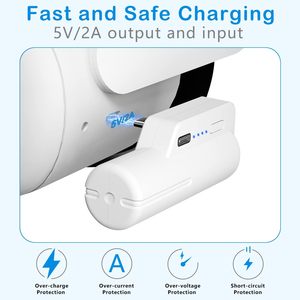 Sangle de tête avec batterie 10000 mAh pour Oculus <span class=keywords><strong>Quest</strong></span> <span class=keywords><strong>2</strong></span>, avec pack de batterie 5000 mAh compatible avec Oculus/<span class=keywords><strong>Meta</strong></span> <span class=keywords><strong>Quest</strong></span> <span class=keywords><strong>2</strong></span> - Product Image 3