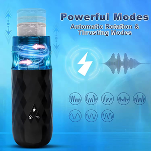 Masturbador con Vibración USB 10, Succión Automática, Rotación y Empuje, Juguetes Sexuales para Hombre - Product Image 6