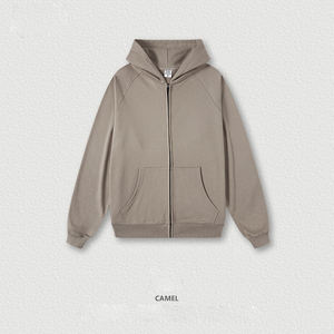 400GSM модные комплекты осенней одежды в Корейском стиле для женщин унисекс с капюшоном, спортивный костюм, комплект с длинными рукавами больших размеров, спортивные толстовки с капюшоном на молнии - Product Image 2