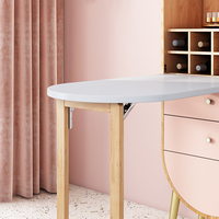 En gros Lumière De Luxe Élégant Rose Et Blanc Meubles de Maison En Bois Moderne de Compteur de Barre