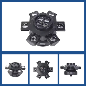 Top populaire 3 en 1 tête mobile LED scène allume 10W RGBW lampe avec faisceau à Six bras DMX512 Mode <span class=keywords><strong>de</strong></span> contrôle pour DJ boîtes <span class=keywords><strong>de</strong></span> nuit - Product Image 6