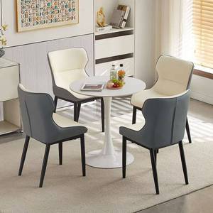 Mesa de Centro Moderna Nórdica en Oferta, con Superficie de Piedra Sinterizada y Base de Hierro, Mueble para Sala de Estar o Negociaciones - Product Image 3