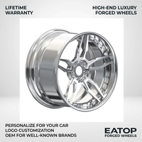 Vente directe d'usine EATOP, jantes forgées personnalisées en chrome à 5 branches, 2 pièces, 18, 19, 20, 21, 22 pouces, pour BMW Infiniti Q50