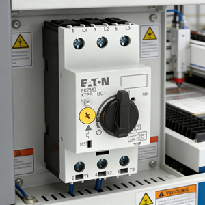 Interruttore di protezione motore Eaton PKZM0-6,3, certificazione UL/CE, 2,2 KW, 4-6,3 A, terminali a vite, per circuiti di macchine utensili - Product Image 4