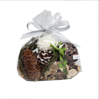 Sachet pot-pourri parfumé de forme solide fleurs séchées avec parfum végétal naturel pour désodorisant de chambre d'animaux domestiques désodorisant