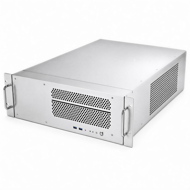 TZR Perforated Mesh Chassis Frame Server Rack Mount Custom Sheet Metal Fabrication Laser Cutting Punching Bending Factory