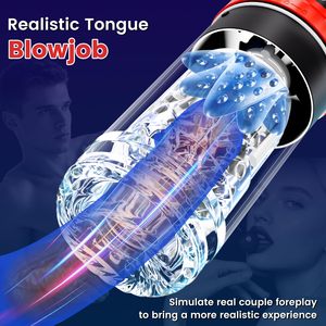 Replaceable Inner Sleeve Penis Pocket Mens Stroker Adult <strong>Sex</strong> Toys Sucking Thrusting Rotating Electric Male Masturbator Machines - Product Image 4