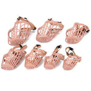 Bozal personalizado de plástico ajustable, transpirable, duradero, indestructible, grande, para perros y gatos - Product Image 2