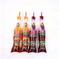 Pochettes souples en plastique en forme de bouteille pour jus et yaourt, idéales pour l'injection de liquides et le remplissage de bouteilles